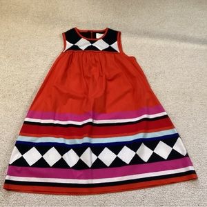 Kate Spade Geo Border Babydoll Dress
